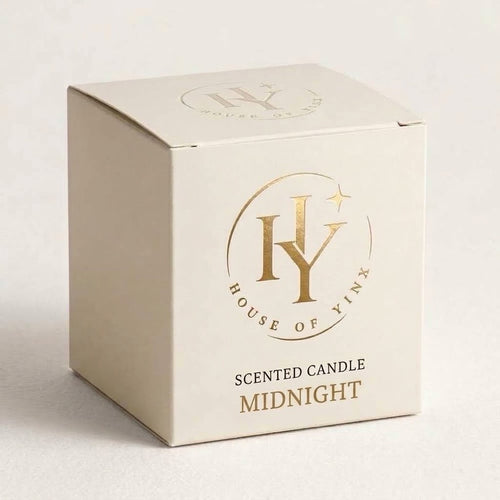 House of Yinx Midnight geurkaars verpakking